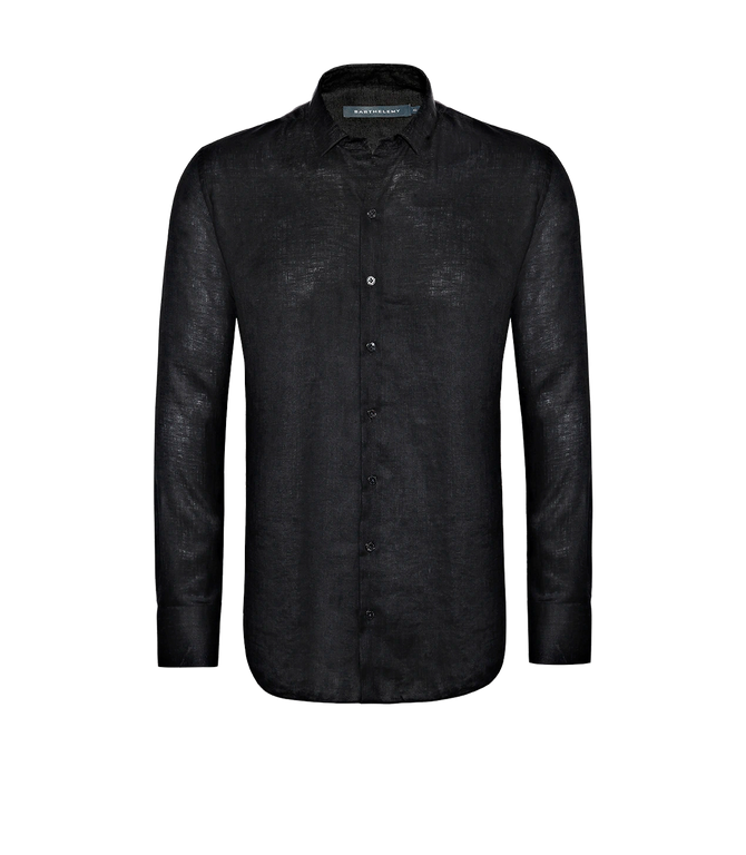 Linen Shirt Albini Black