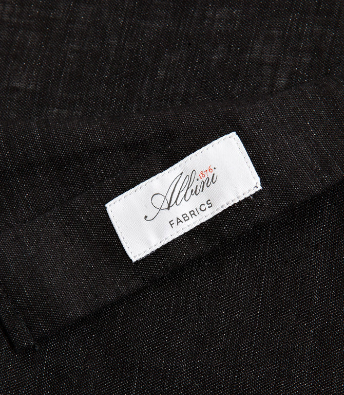 Linen Shirt Albini Black