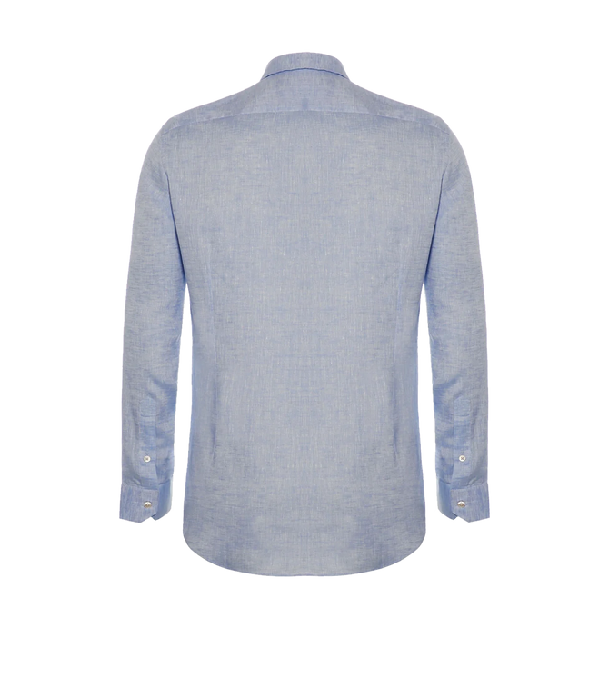 Linen Shirt Albini Light Blue - Barthelemy