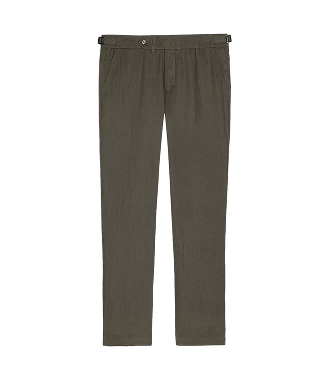 Cayes Linen Green Moss - Barthelemy