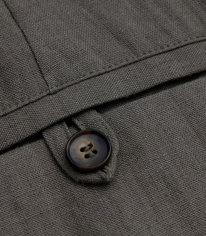 Cayes Linen Green Moss - Barthelemy