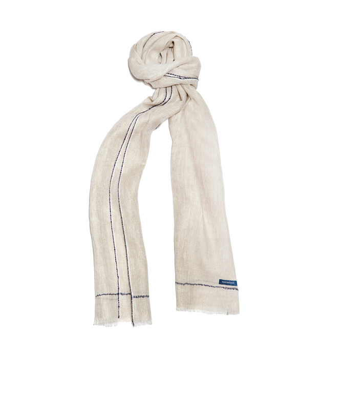 Brise Linen Scarf Ivory