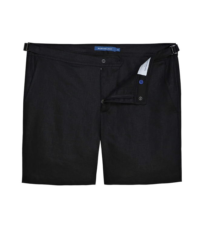 Lorient Linen Ebony - Barthelemy