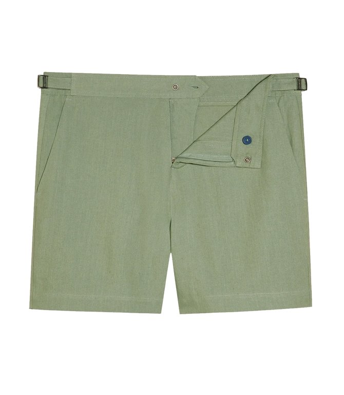 Lorient Linen Leaf - Barthelemy