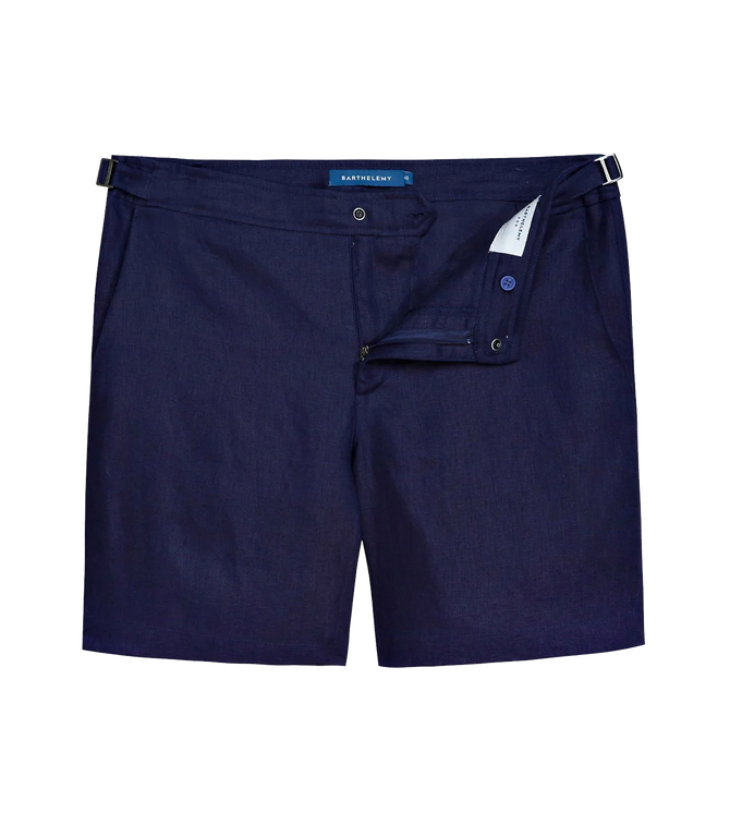 Lorient Linen Navy - Barthelemy