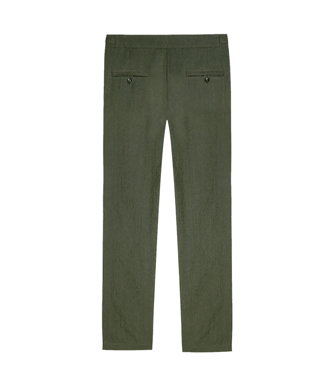 Cayes Linen Pants II Forest Green