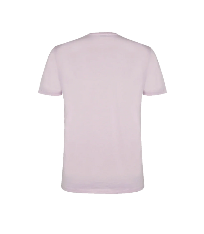 Crew Neck T-Shirt Pima Light Pink - Barthelemy