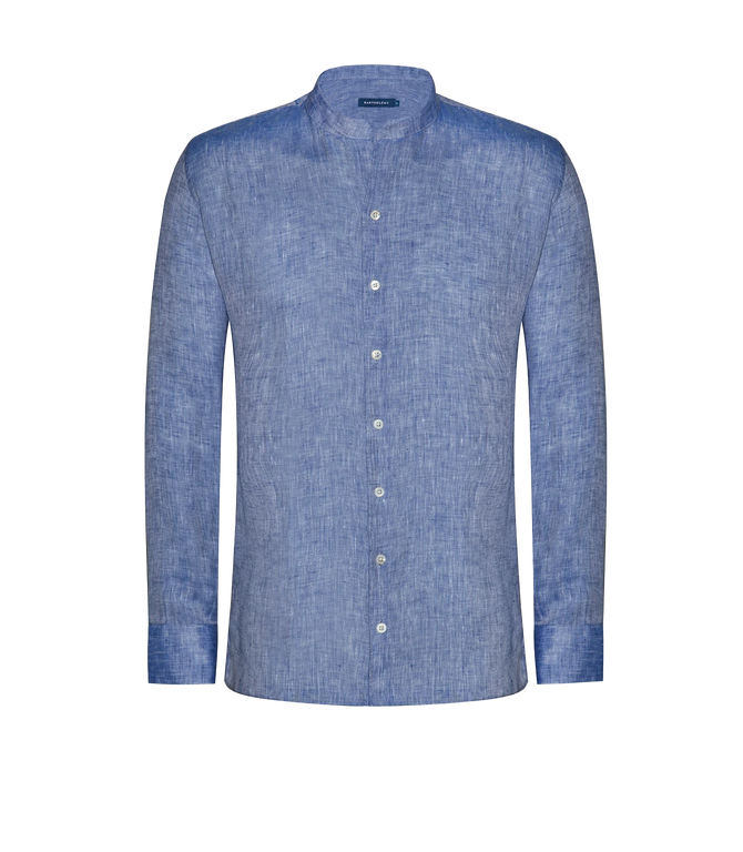 Mirage Linen Shirt Ocean Blue