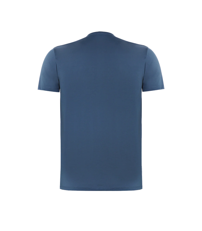 VNeck T-Shirt Pima Blue - Barthelemy