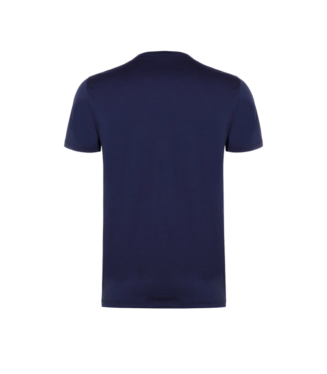 VNeck T-Shirt Pima Navy - Barthelemy