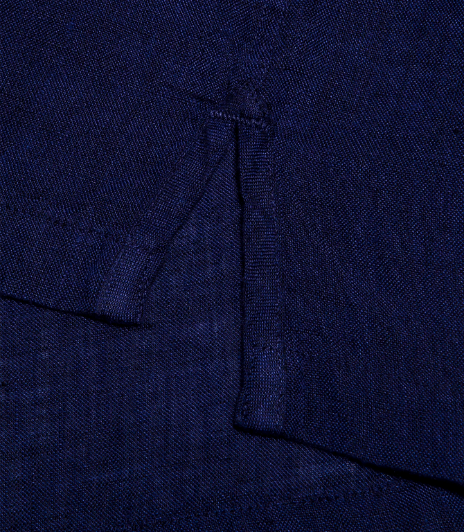 Voyage Linen Shirt Midnight Blue