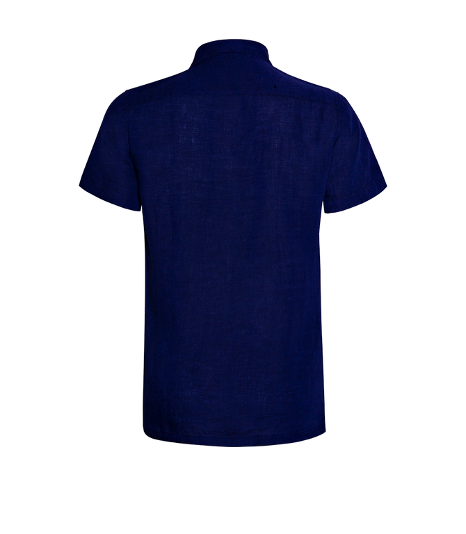 Voyage Linen Shirt Midnight Blue