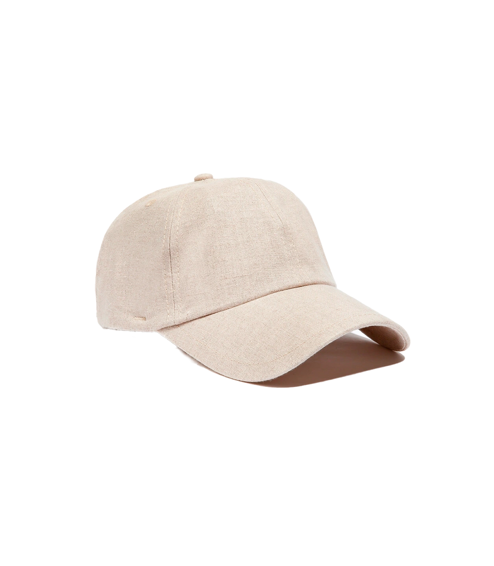Solaire Linen Cap Natural