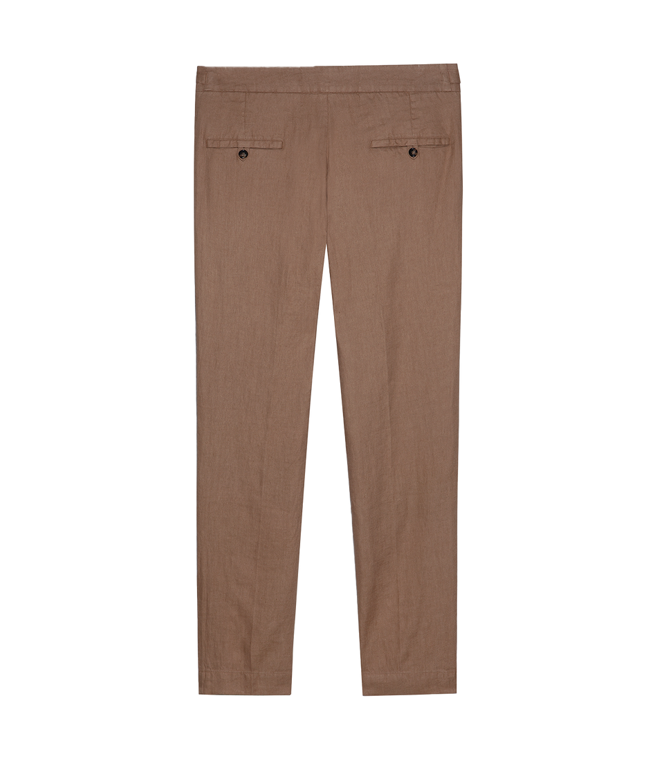 Cayes Linen Pants Amber - Barthelemy