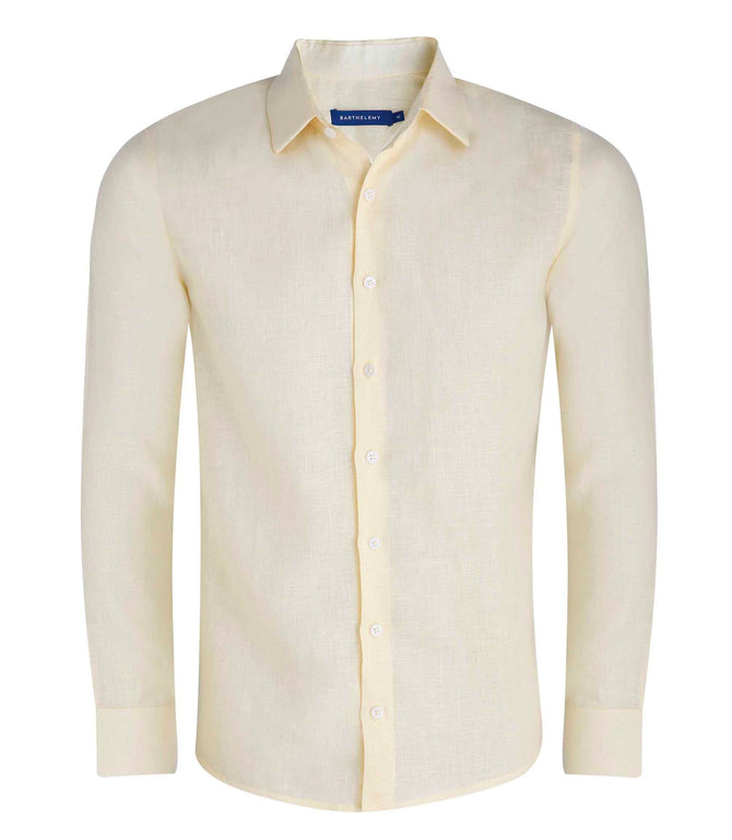 Linen Shirt Candy Yellow - Barthelemy