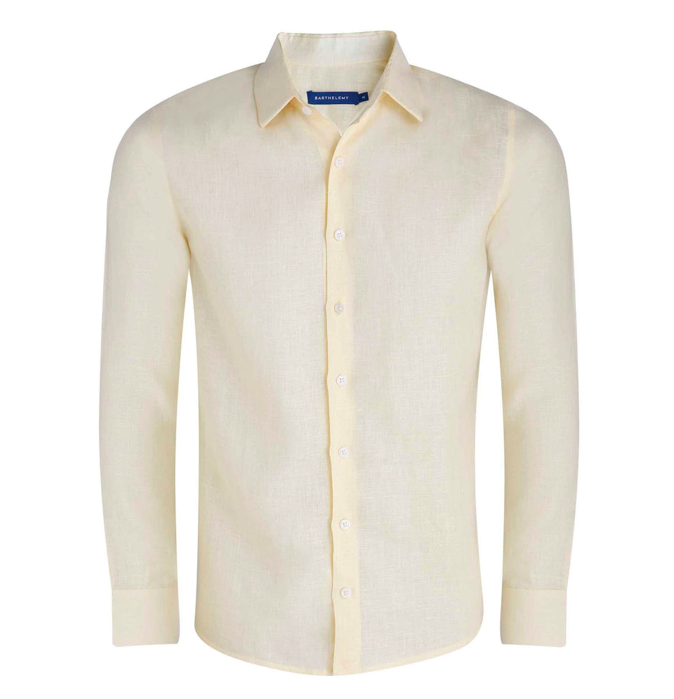 Linen Shirt Candy Yellow - Barthelemy