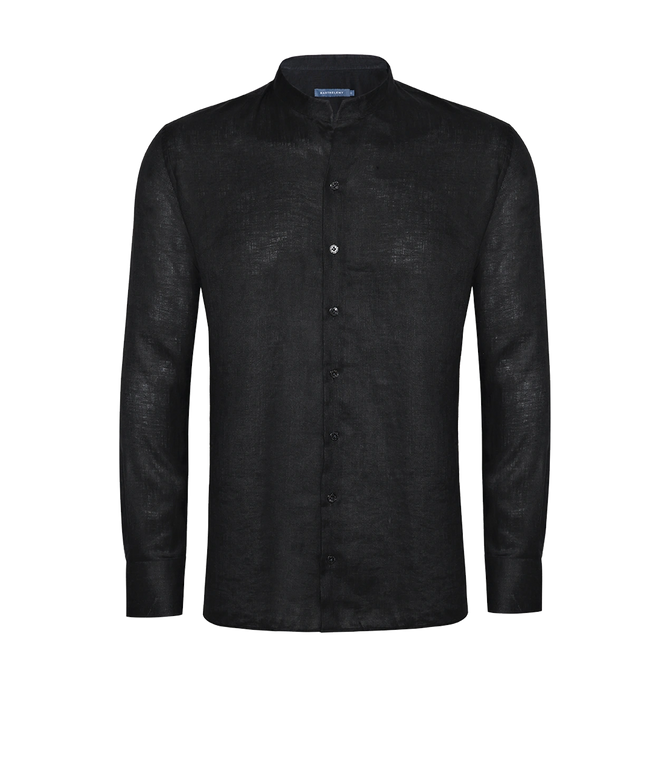 Mirage Linen Shirt Black