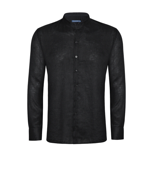 Mirage Linen Shirt Black