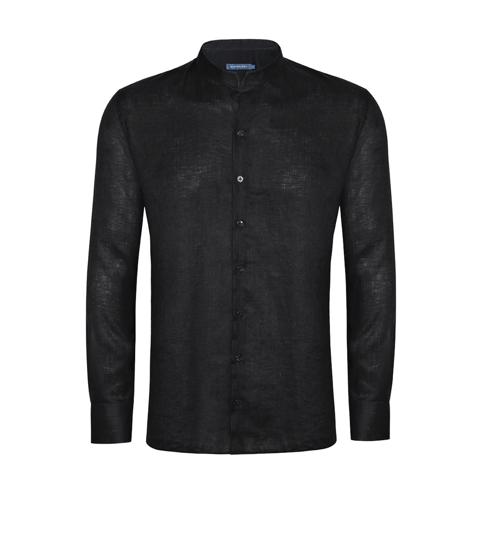 Mirage Linen Shirt Black