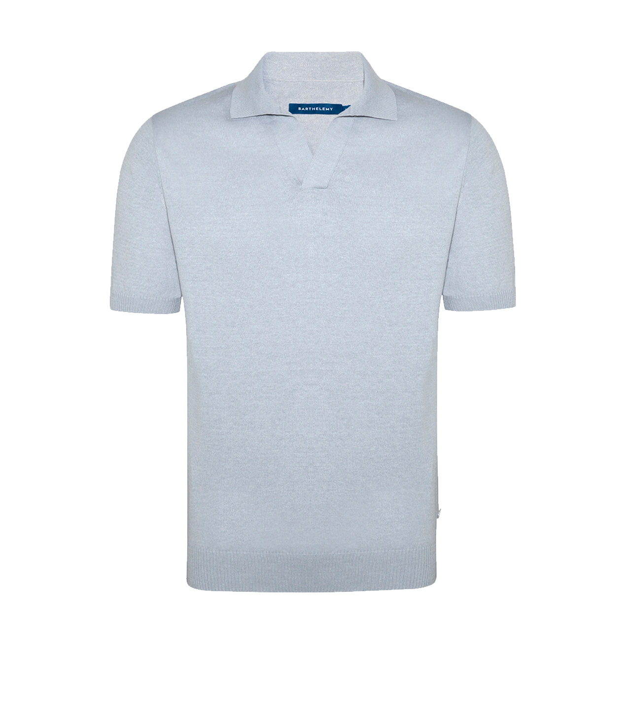 Rivage Knit Polo Light Blue