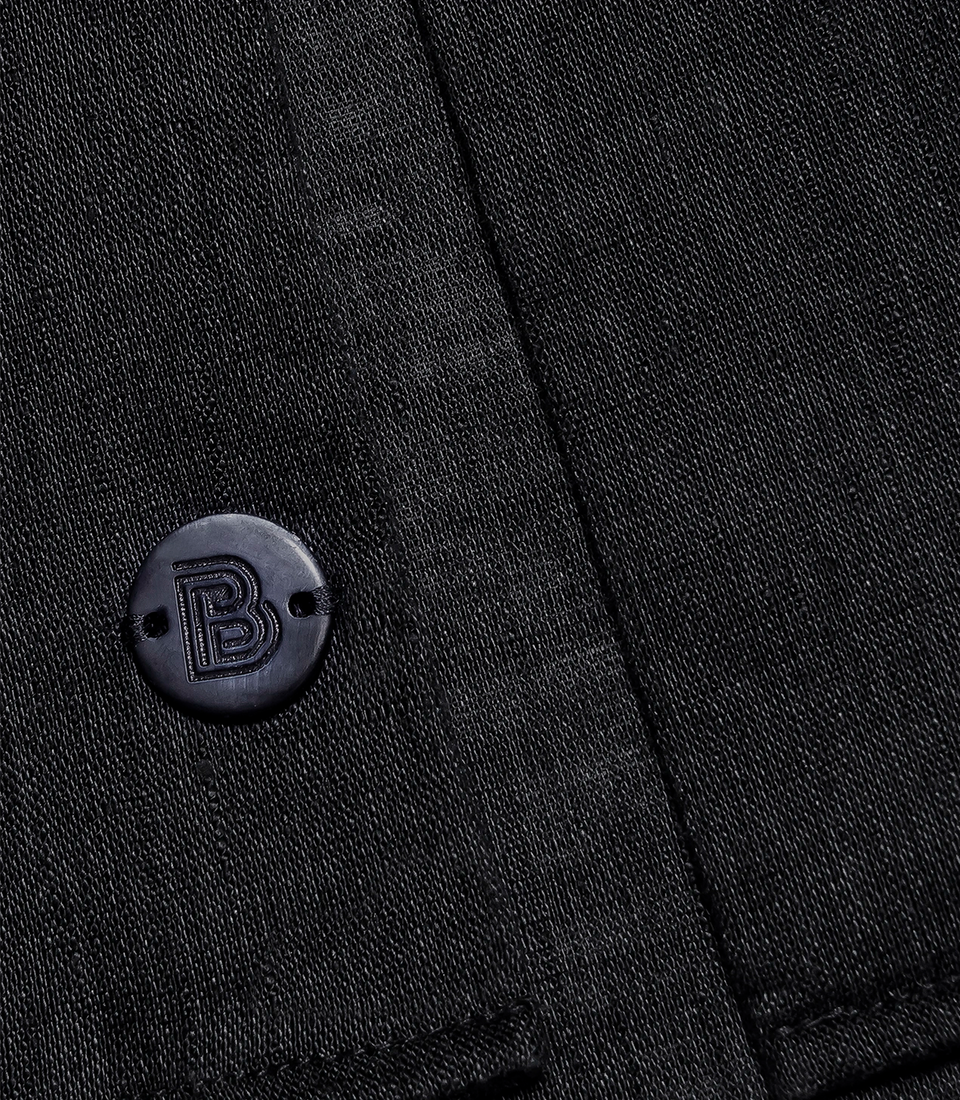Linen Shirt Albini Black