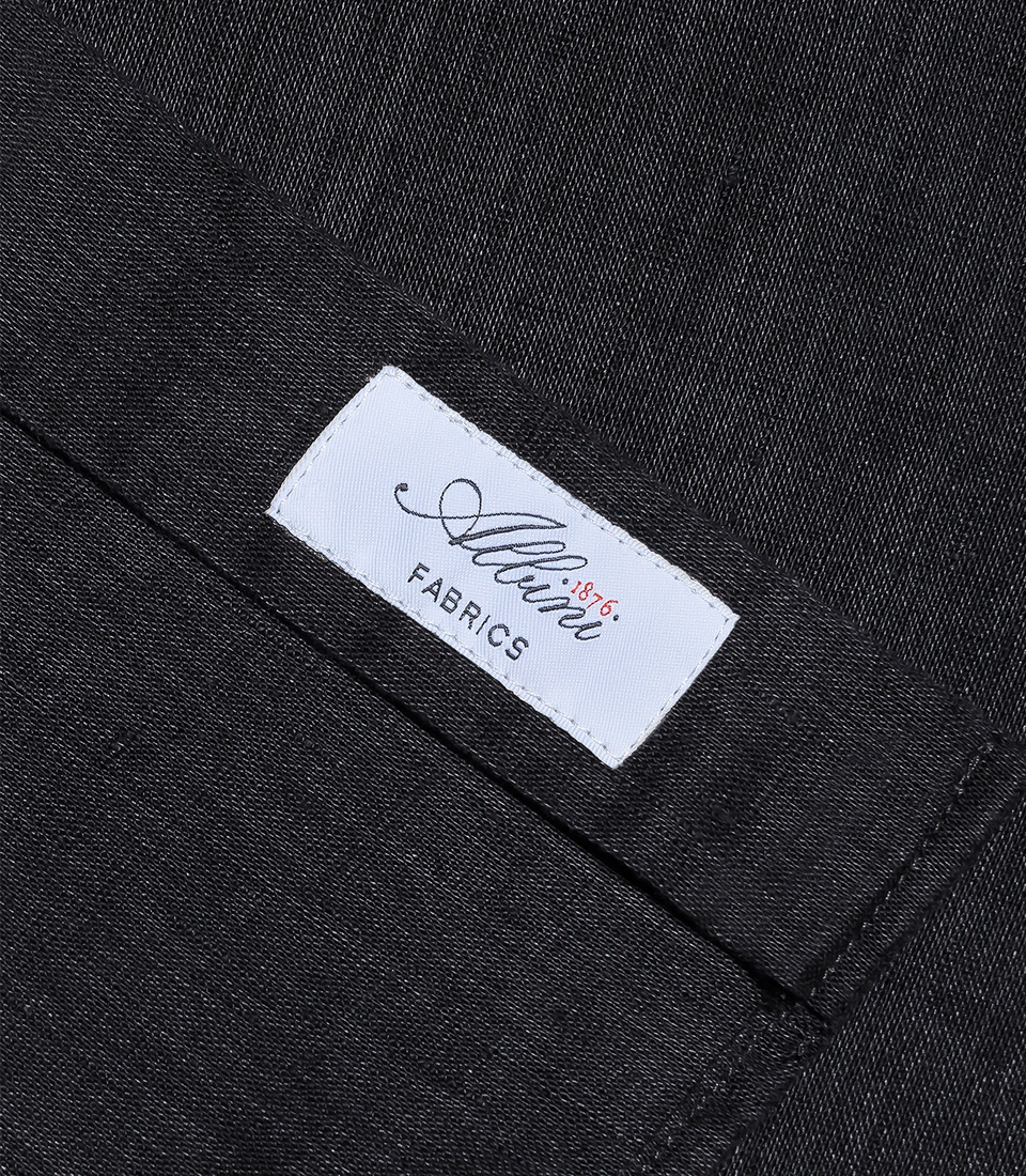 Linen Shirt Albini Black