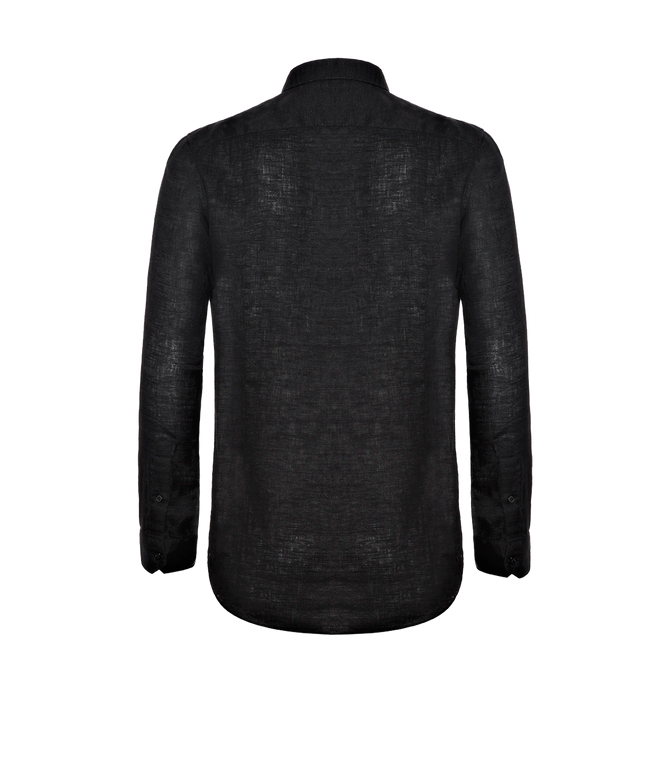 Linen Shirt Albini Black
