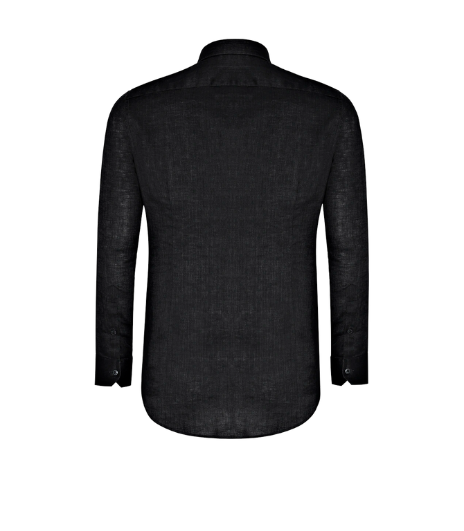 Linen Shirt Albini Black
