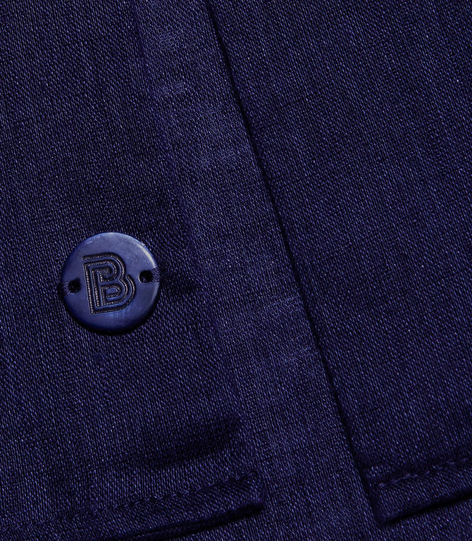 Linen Shirt Albini Deep Blue