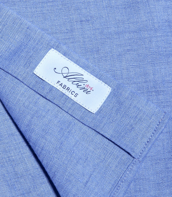 Linen Shirt Albini Lake Blue