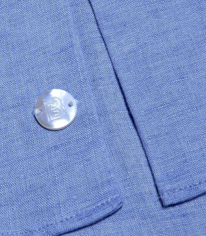 Linen Shirt Albini Lake Blue