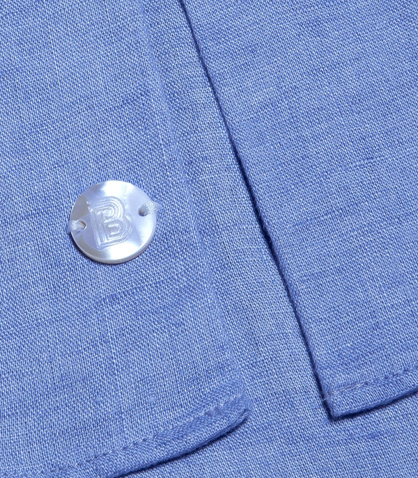 Linen Shirt Albini Lake Blue