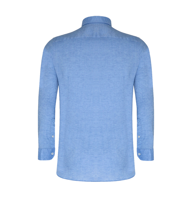 Linen Shirt Albini Lake Blue