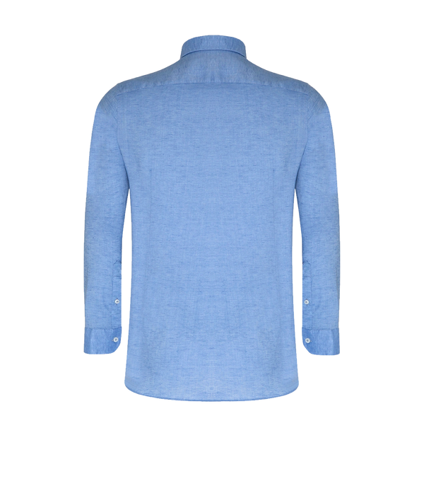 Linen Shirt Albini Lake Blue