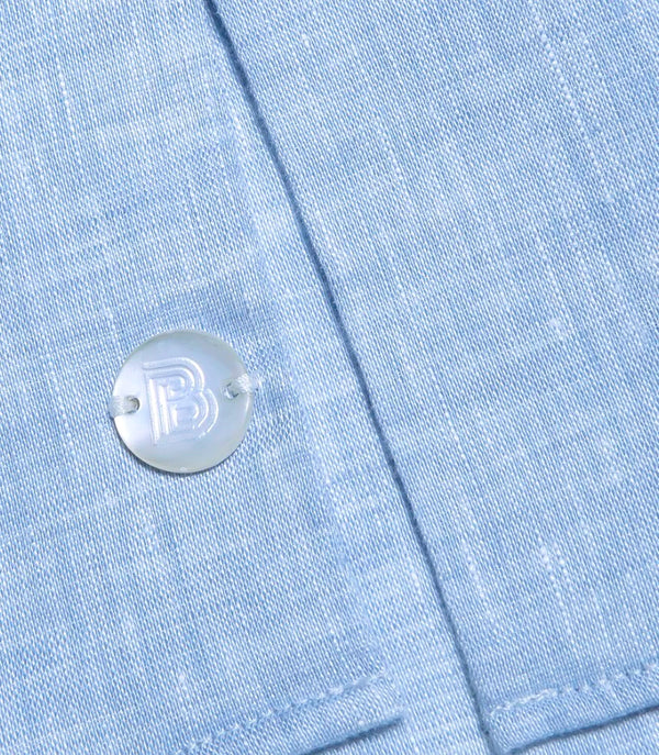 Linen Shirt Albini Light Blue
