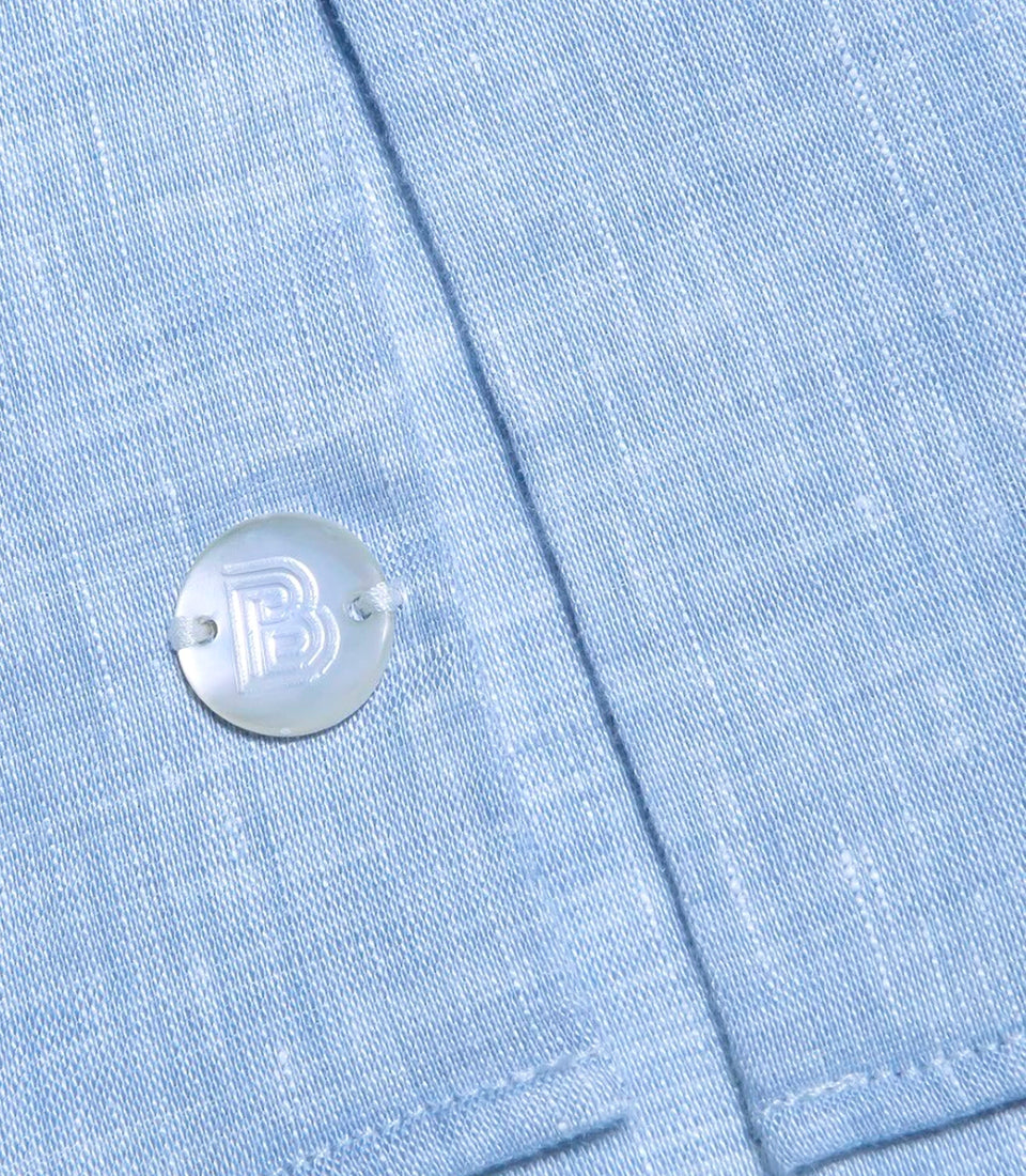 Linen Shirt Albini Light Blue