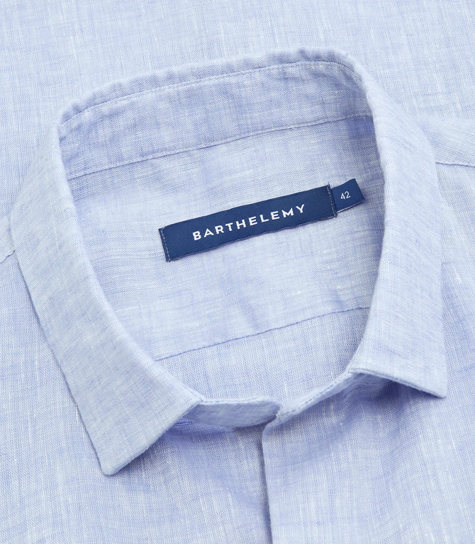 Linen Shirt Albini Light Blue