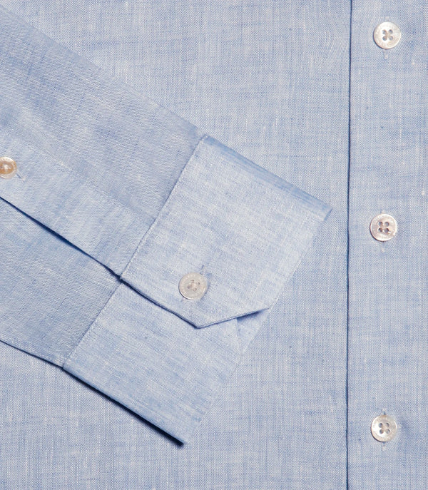 Linen Shirt Albini Light Blue