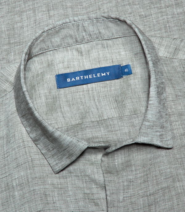 Linen Shirt Albini Seagrass