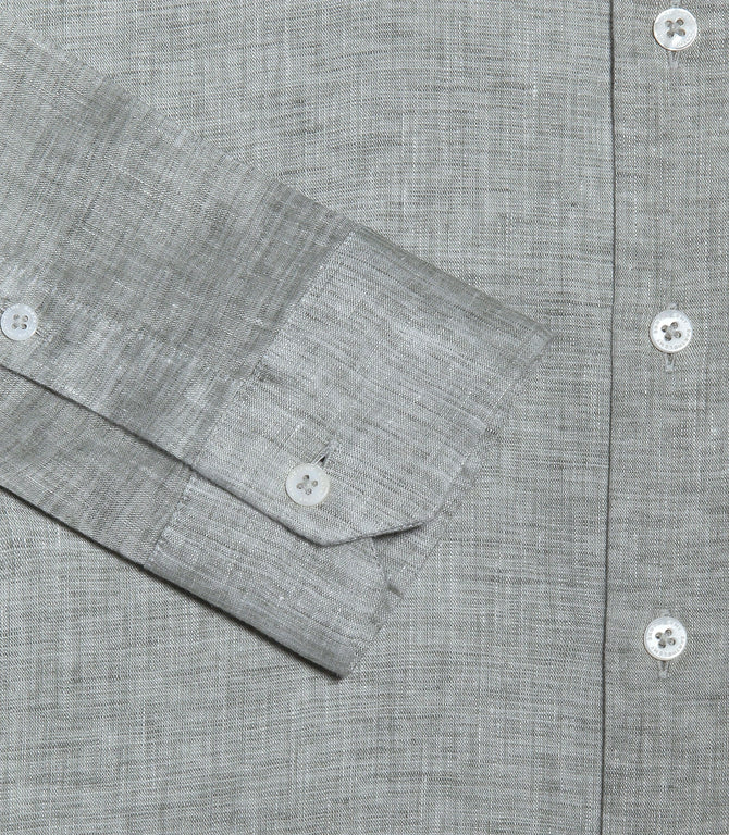 Linen Shirt Albini Seagrass