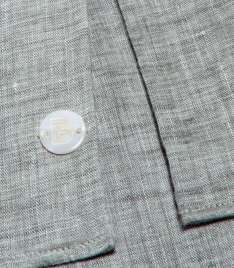 Linen Shirt Albini Seagrass