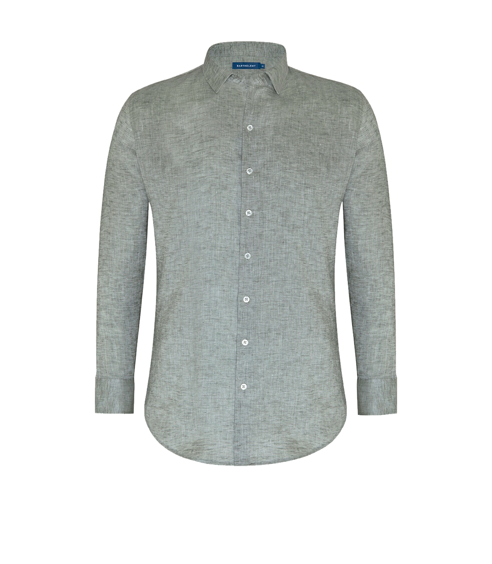 Linen Shirt Albini Seagrass