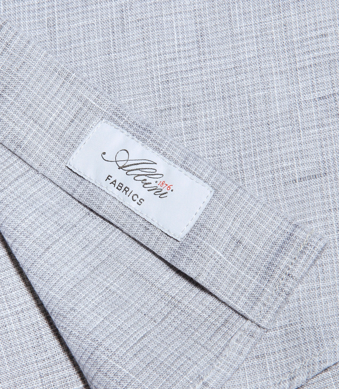 Linen Shirt Albini Steel Grey