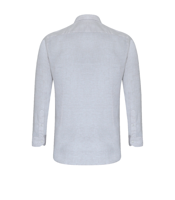 Linen Shirt Albini Steel Grey