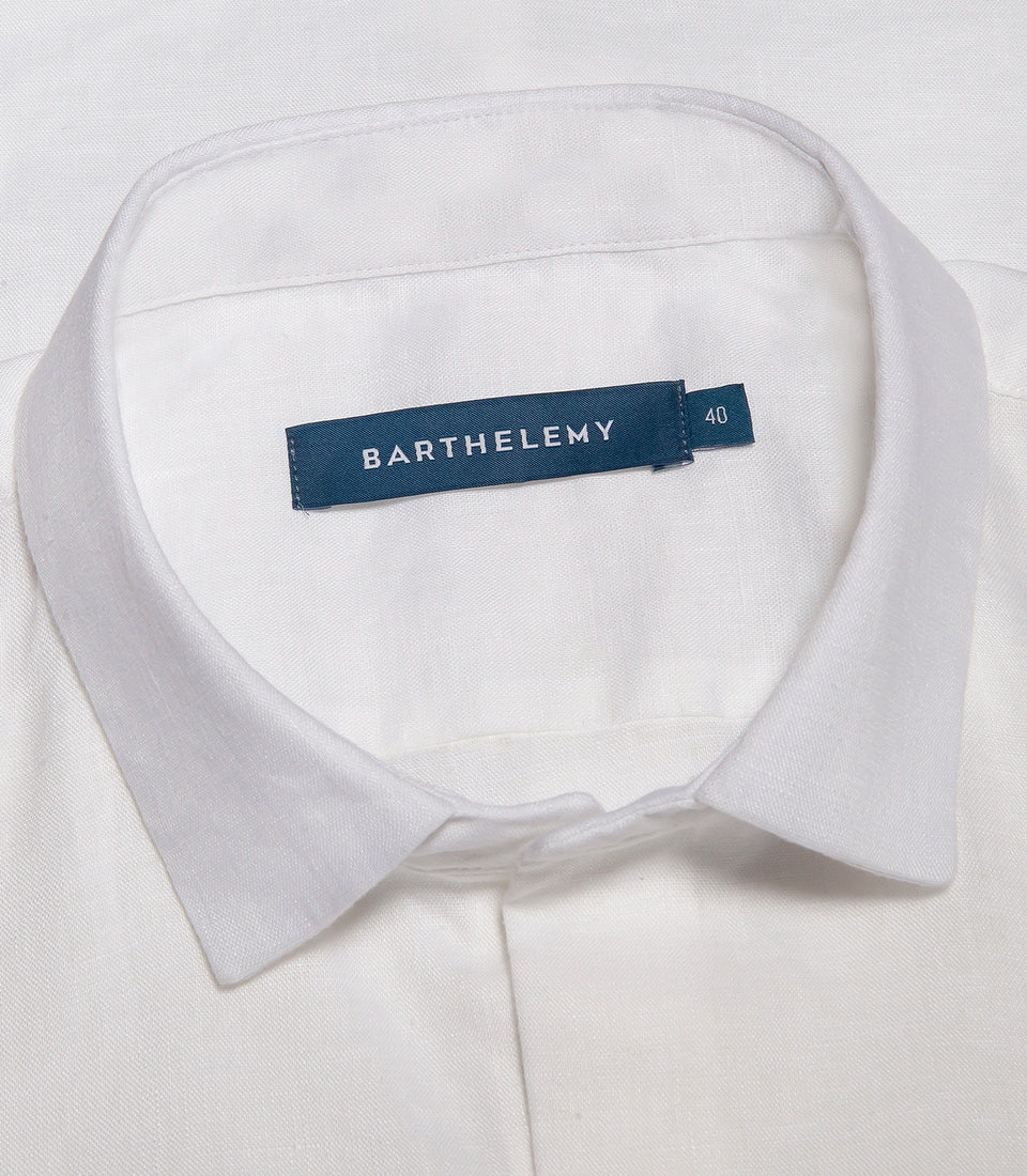 Linen Shirt Albini White