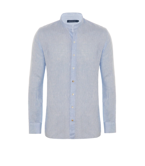 Mirage Linen Shirt Soft Blue - Barthelemy