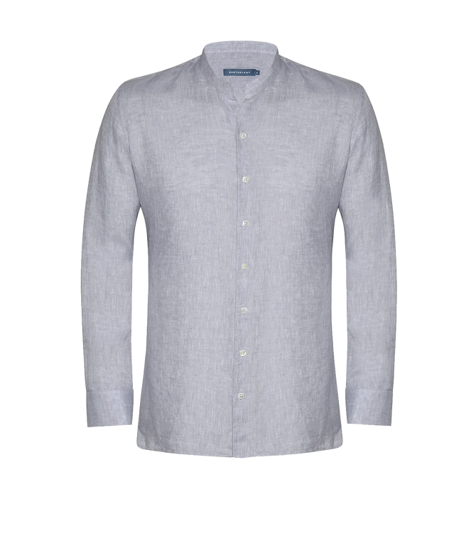 Mirage Linen Shirt Grey - Barthelemy