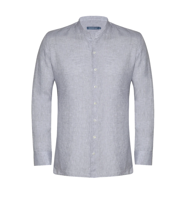 Mirage Linen Shirt Grey - Barthelemy