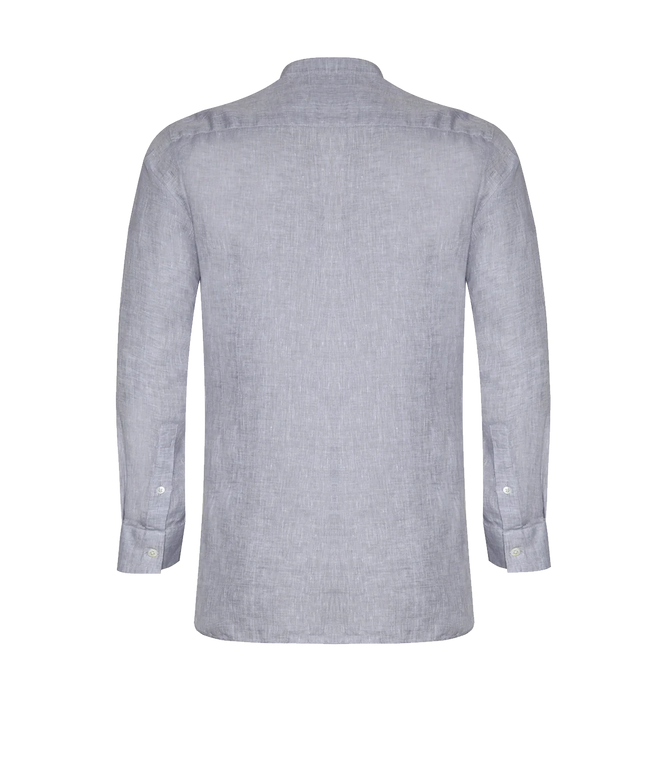 Mirage Linen Shirt Grey - Barthelemy