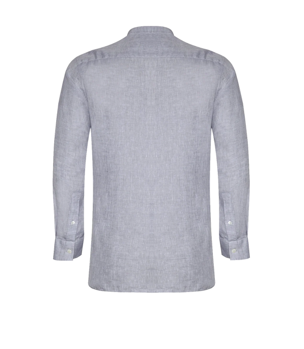 Mirage Linen Shirt Grey - Barthelemy